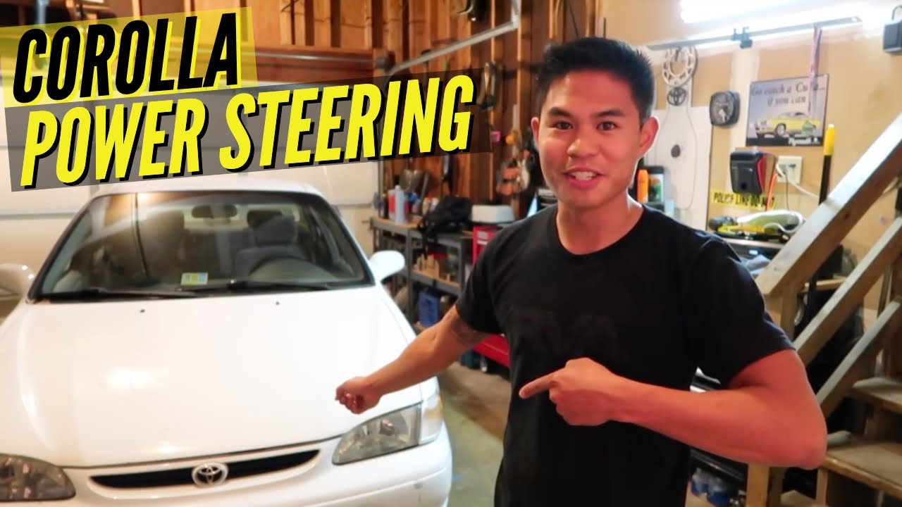 КАК: Реечный механизм Toyota Corolla (ремонт усилителя руля)