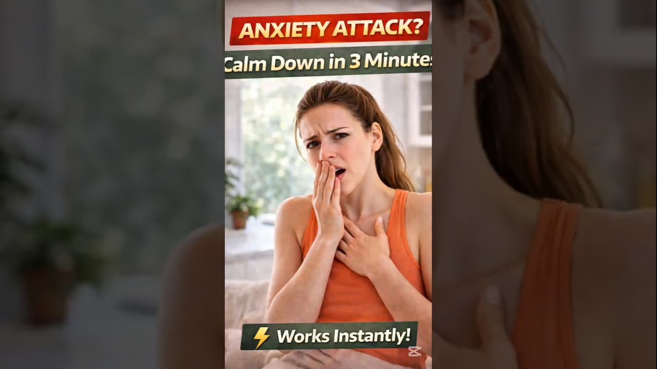 Stop Anxiety Attack in 3 Minutes - Fast Relief! 💙🧘