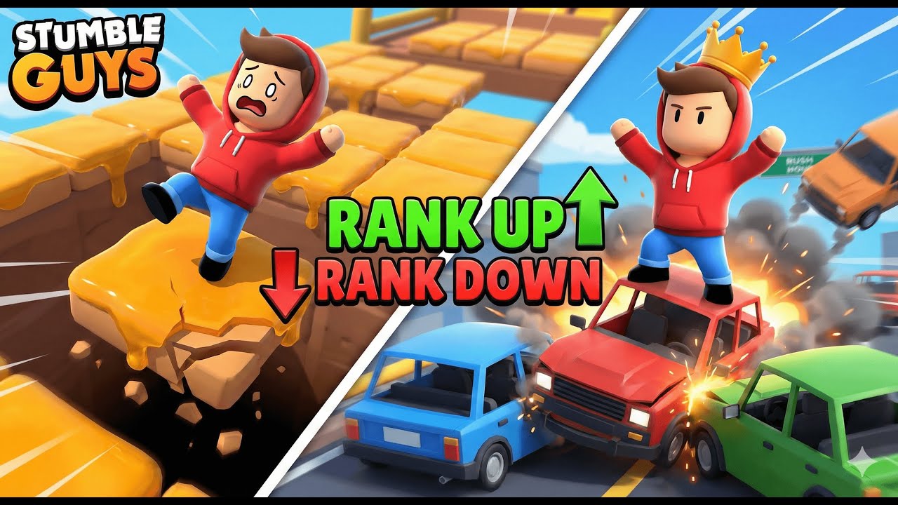 Rush Hour LEGENDARY Jeet Gaya! 🔥 Honey Drop Heavy Survival + Ranked Boost Gameplay #stumbleguys