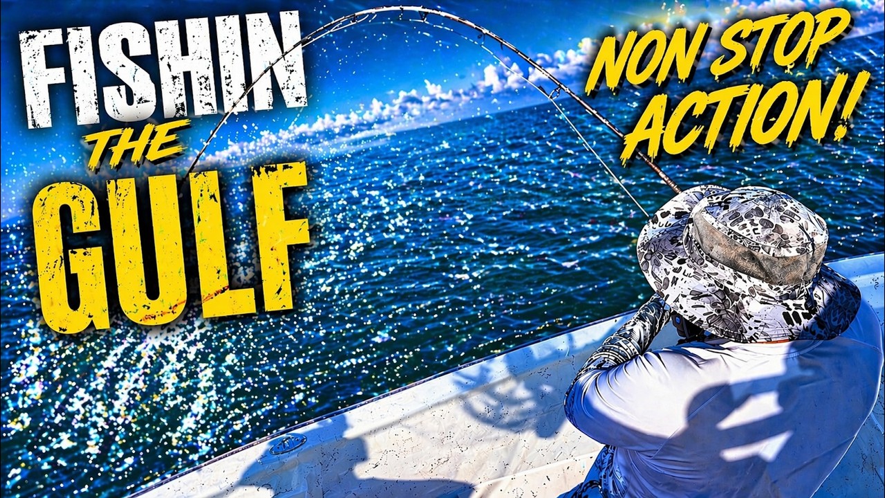 Fishing The Gulf For Huge Mackerel (Nonstop Action!)