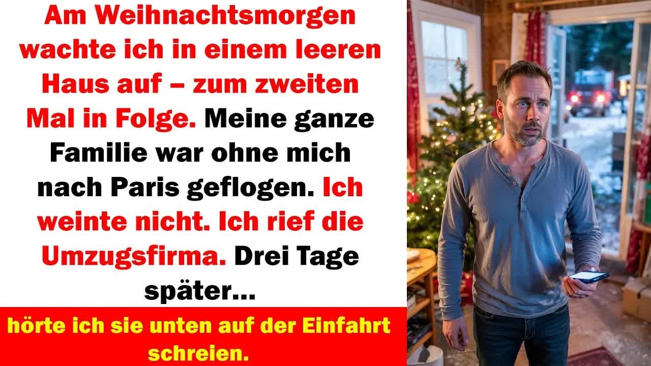 Meine Familie flog ohne mich nach Paris drei Tage später hörten sie in unserer Einfahrt nur Schreie