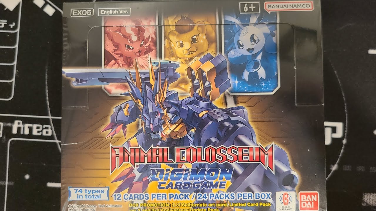 Digimon Card Game 2020 Animal Colosseum 1st unboxing part 1