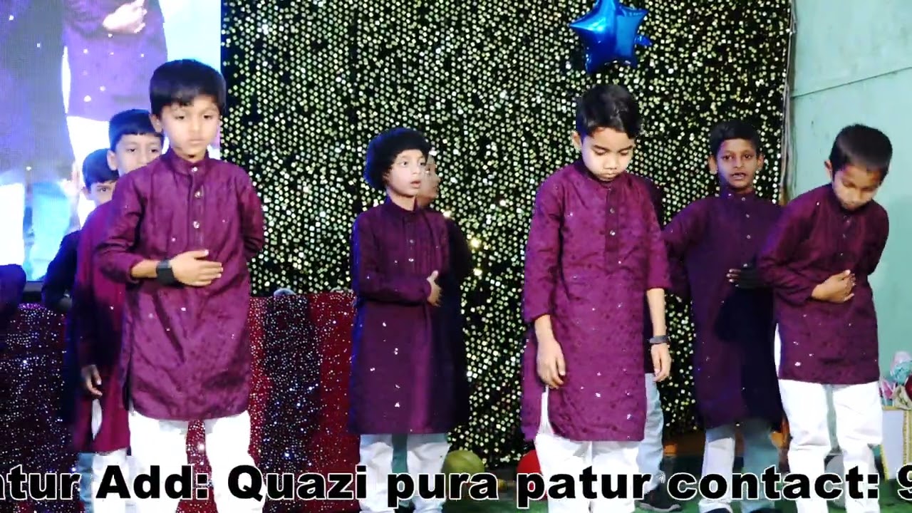 Give Thanks to Allah Class II Annual Function 2025 26, Unique English School Patur