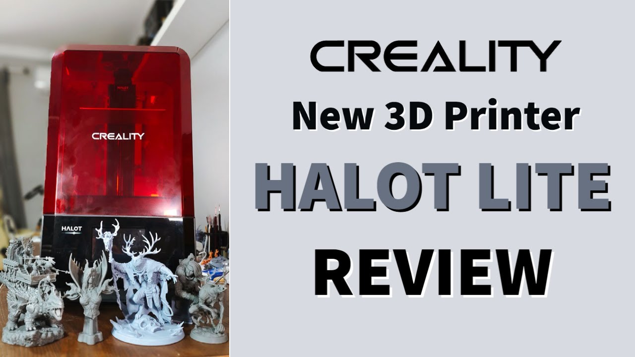 Creality HALOT LITE Review - New Resin 3d printer