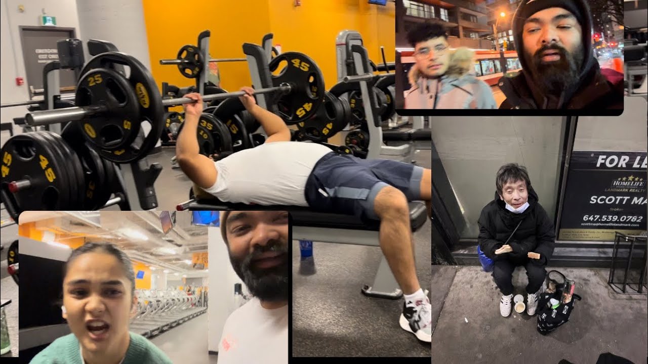 Indian Homeless | Toronto Daily Vlog | Canada Snow day| #gymday #snowday #torontolife #canadalife 