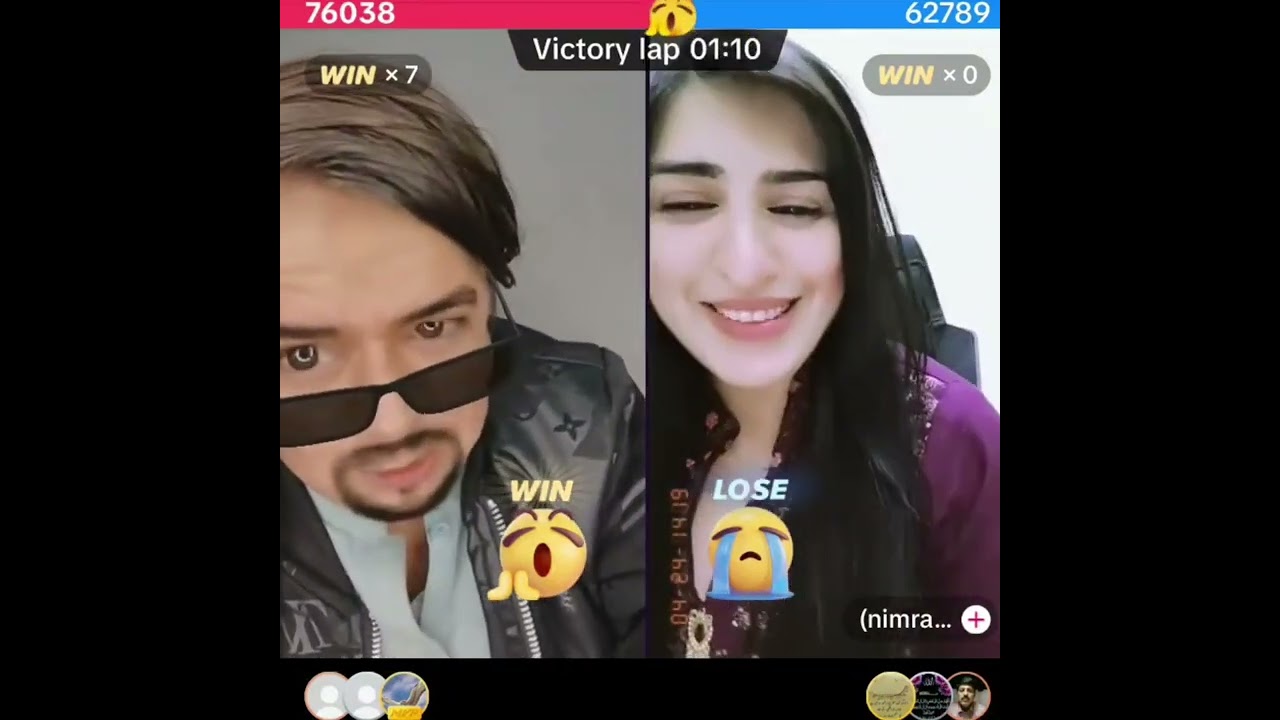 waseem tiktok Live with Nimra very funny ᕦ⁠(⁠ ⁠⊡⁠ ⁠益⁠ ⁠⊡⁠ ⁠)⁠ᕤᕦ⁠⊙⁠෴⁠⊙⁠ᕤ