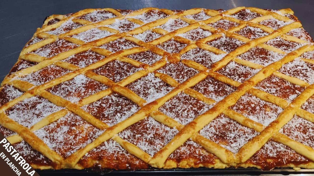 Cómo hacer pastafrola en plancha grande para vender y ganar más 💰 (Receta fácil)