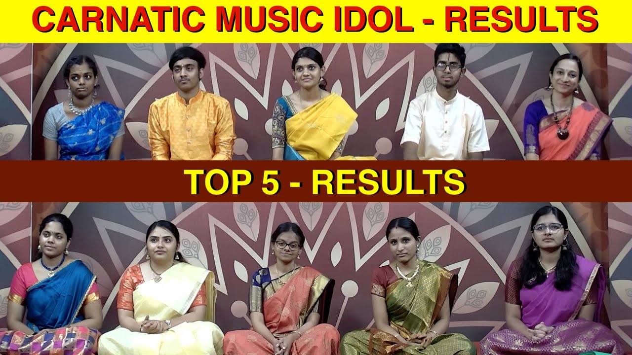 CARNATIC MUSIC IDOL SENIORS | PRE FINALS | RESULTS | Episode 55