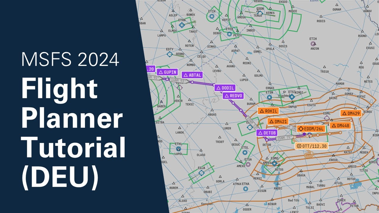 MSFS 2024 Flight Planner Tutorial [Deutsch]