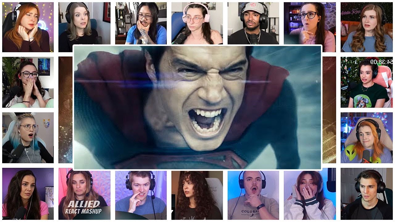 Superman Destroys The World Engine Reaction Mashup | Man of Steel (2013)