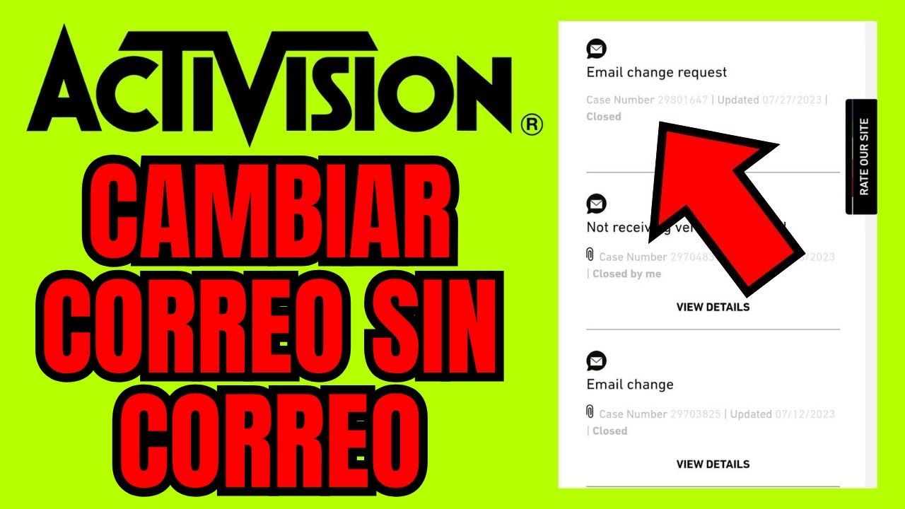 Cómo CAMBIAR El Correo De Mi Cuenta De ACTIVISION Sin Correo Electrónico (RÁPIDO Y FÁCIL) 2025