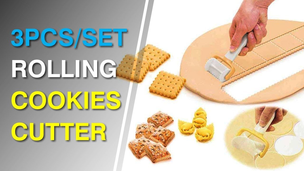 3Pcs Set Rolling Cookies Cutter - TheEliteTrends