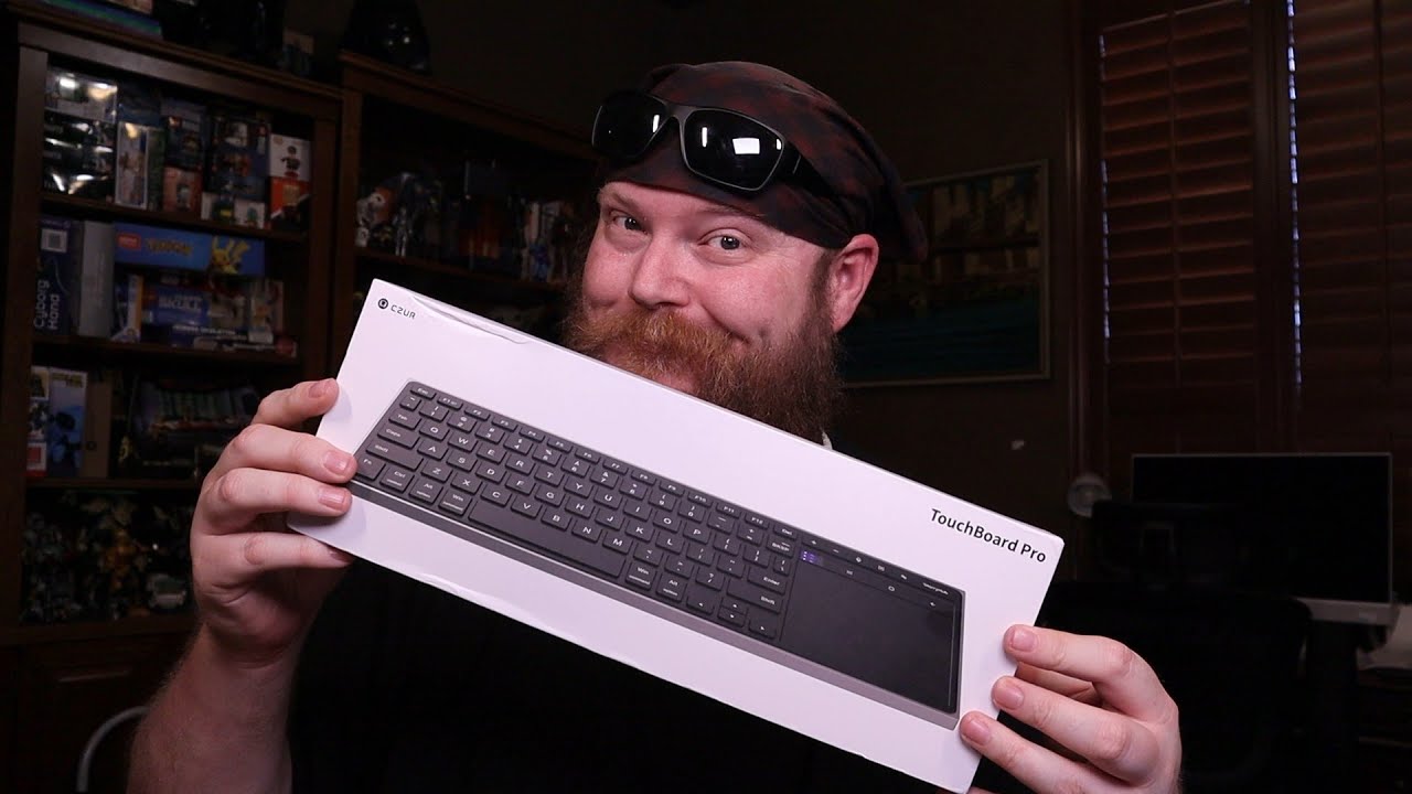 CZUR TouchBoard Pro - Wireless Keyboard and Trackpad Combo