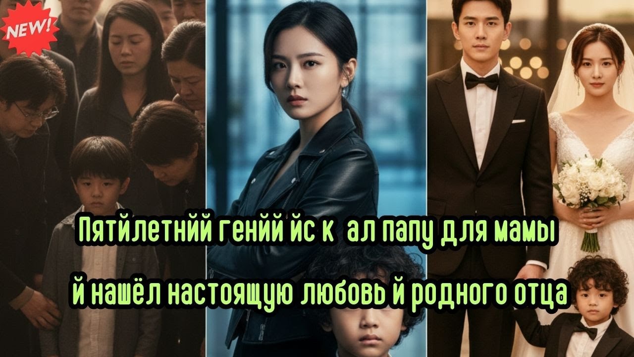 Пятилетний гений искал папу для мамы и нашёл настоящую любовь и родного отца #семейнаялюбовь #драма