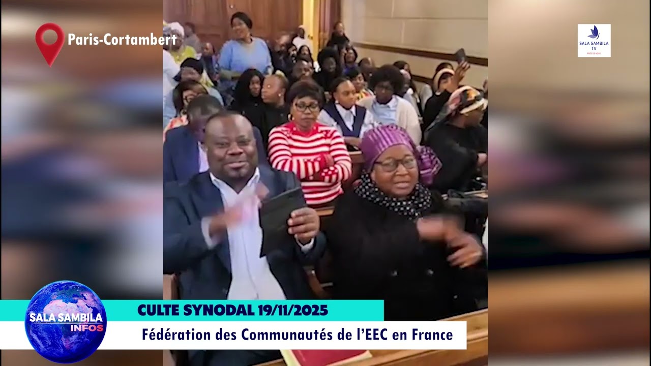 Sala sambila TV - CULTE SYNODAL  suite AG DE LA FEDERATION DES COMMUNAUTES DE L'EEC EN FRANCE