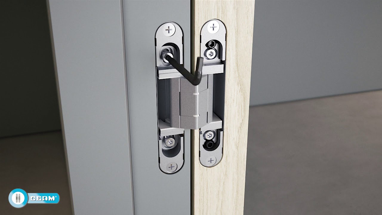 Cerniera a scomparsa per porta Ceam 1430 - Manigliedesign.com