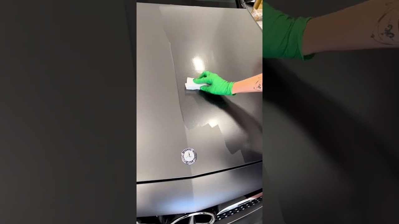 Matte Dark Gray Wrap gets a Ceramic Coating