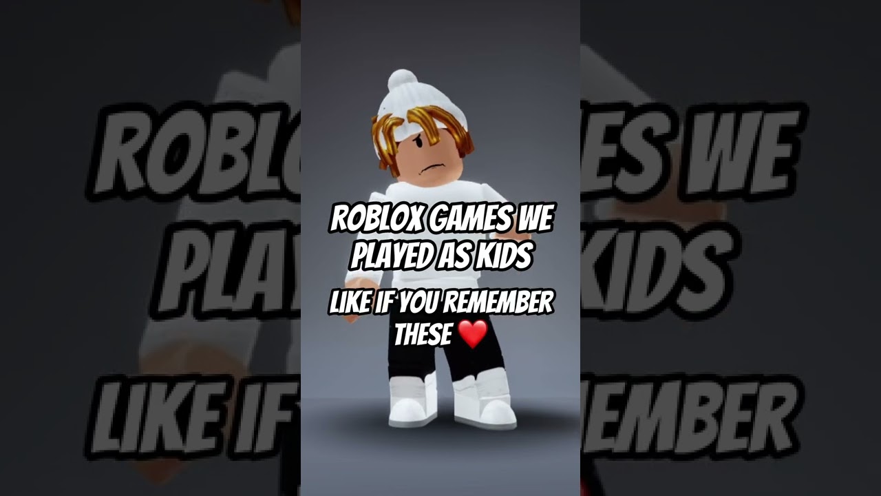 Roblox Games We Played As Kids.. 🥺😊 #roblox #shorts