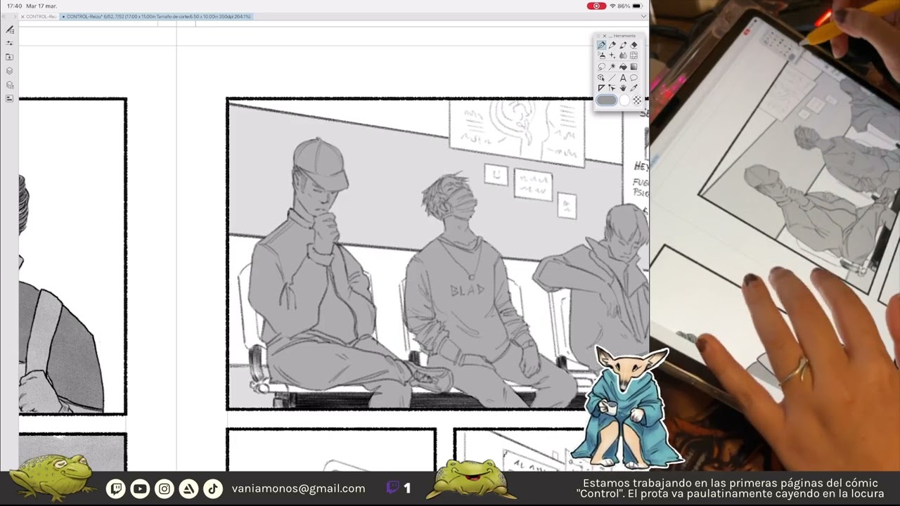Trabajando en el comic - Día 21 - 01/02