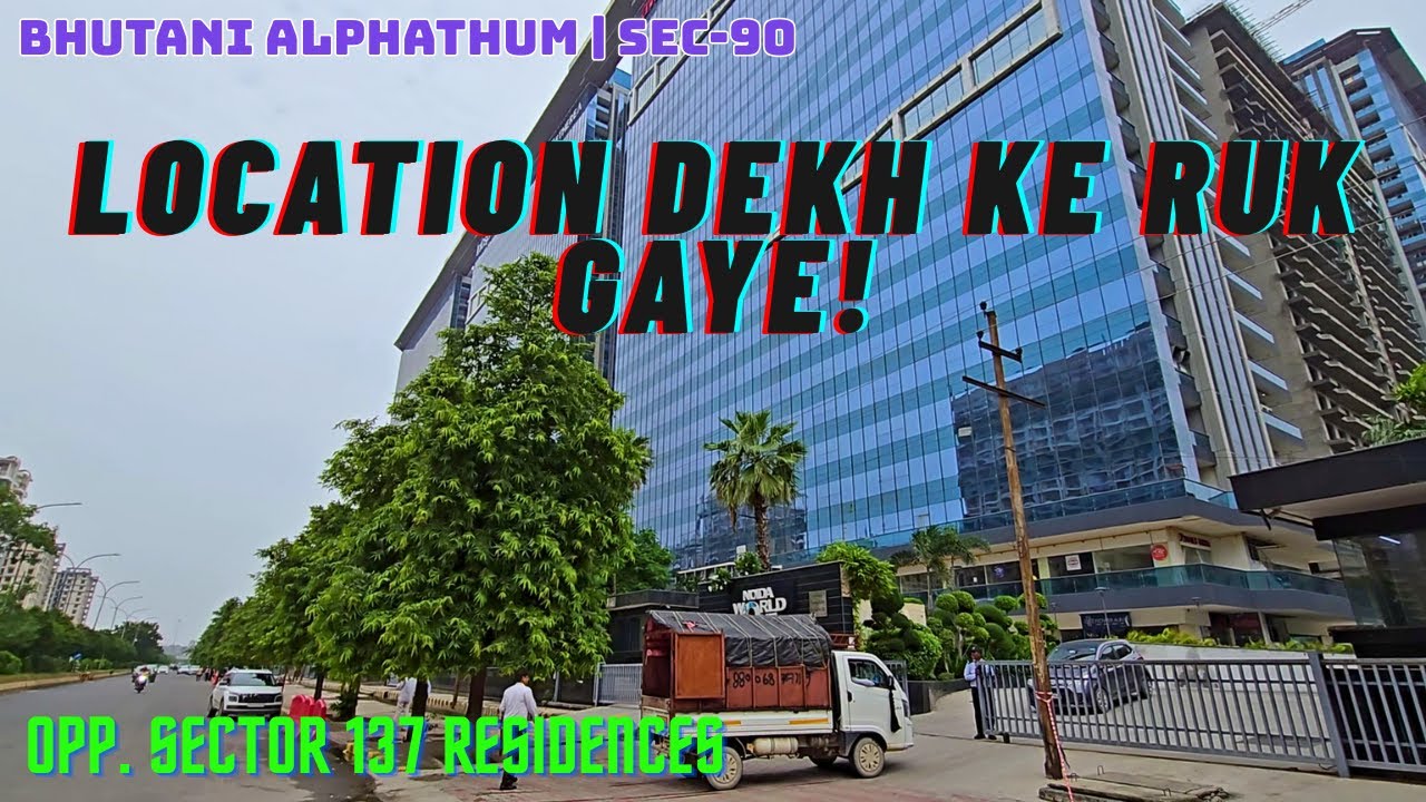 Lockable Office Space in Bhutani Alphathum | ₹20 Lakh Onwards | Sector 90 Noida | IT Hub Investment