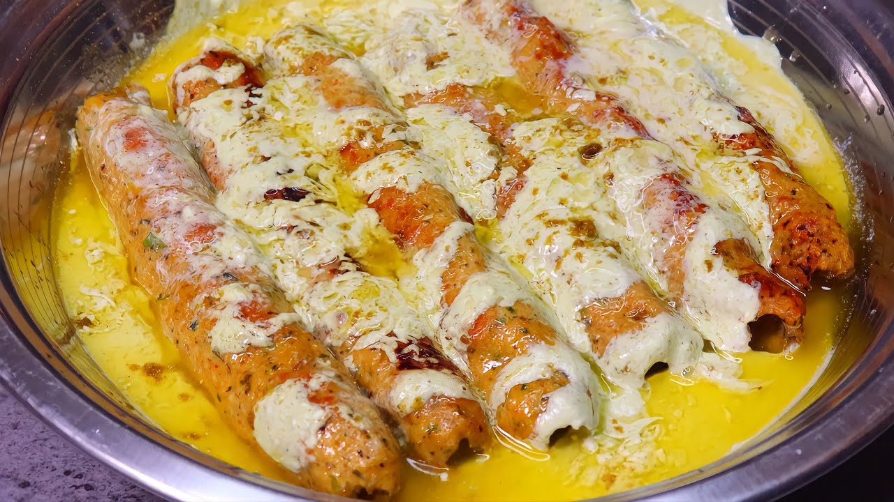 Aslam Butter Chicken Seekh Kabab Recipe | Aslam Butter Kebab Recipe | Aslam Chicken Kebab