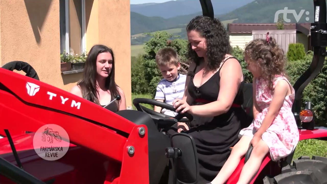 Odovzdanie výhry traktor TYM