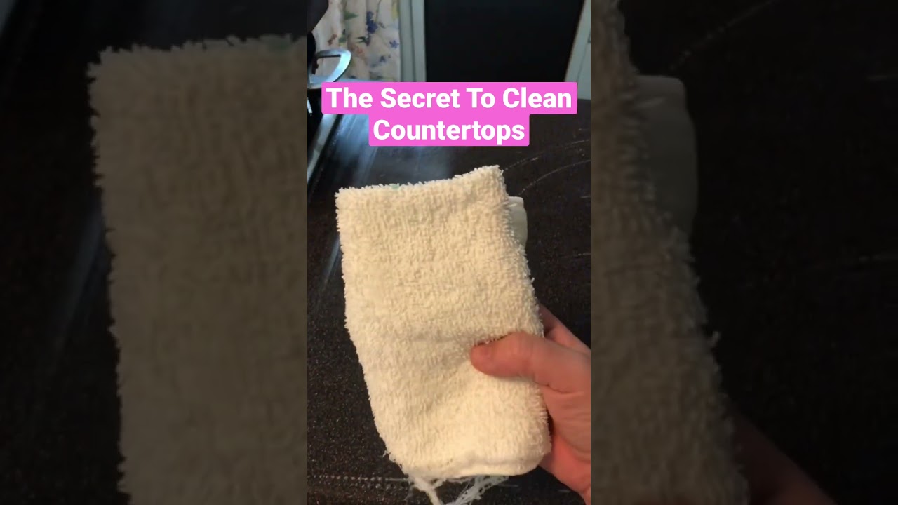 The Secret To Getting Clean Countertops