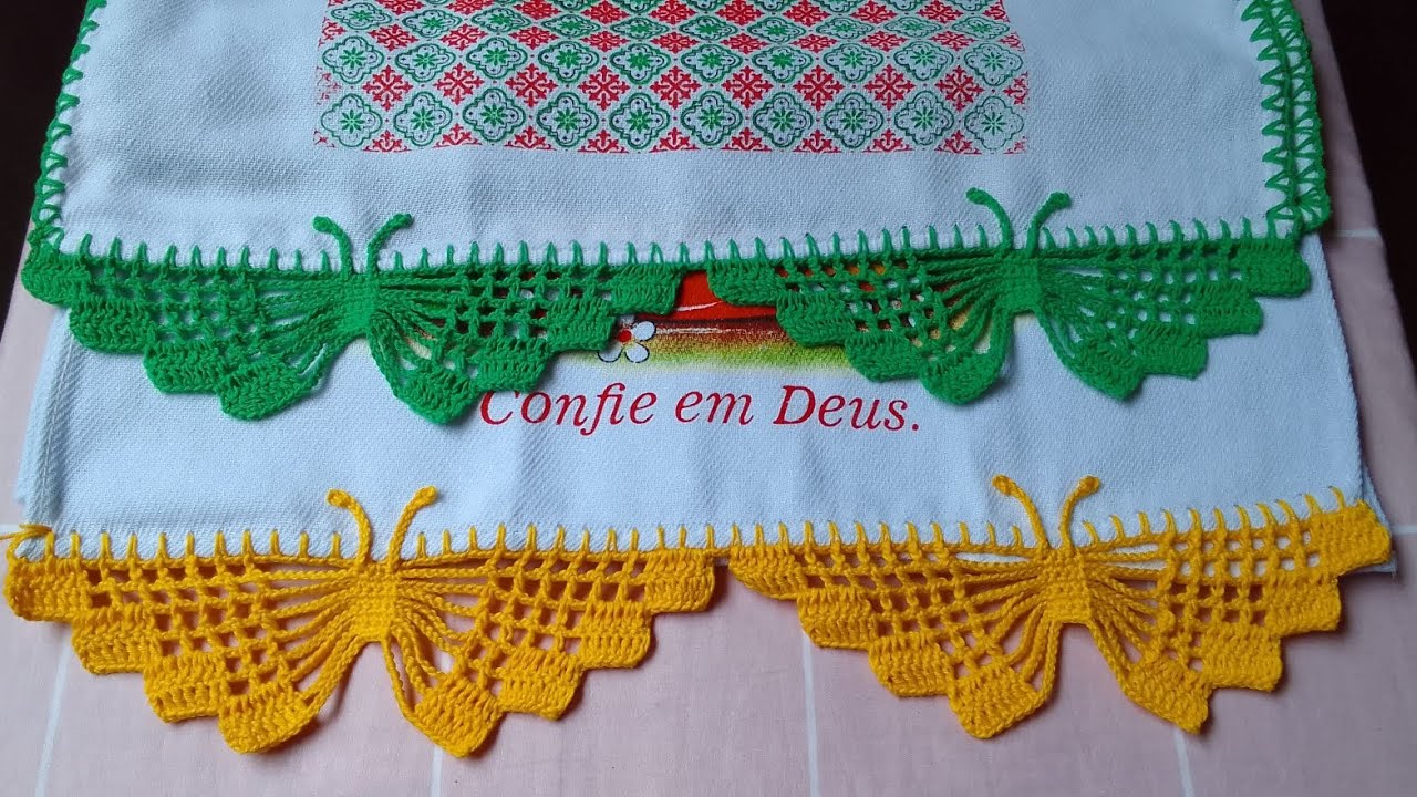 Barradinho de crochê de borboleta/PASSO A PASSO #crochet #art 