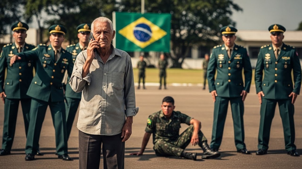 Avô vê neto recruta espancado; um telefonema derruba toda a unidade.