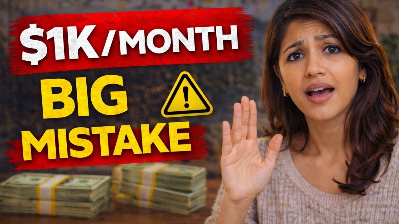 The $1,000/Month Investing Mistake (Avoid This)