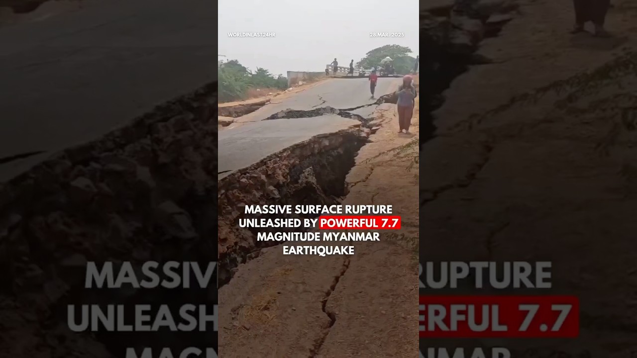 Breaking News: Powerful Earthquake Rocked Myanmar & Thailand: Shocking Footage Reveals Destruction!