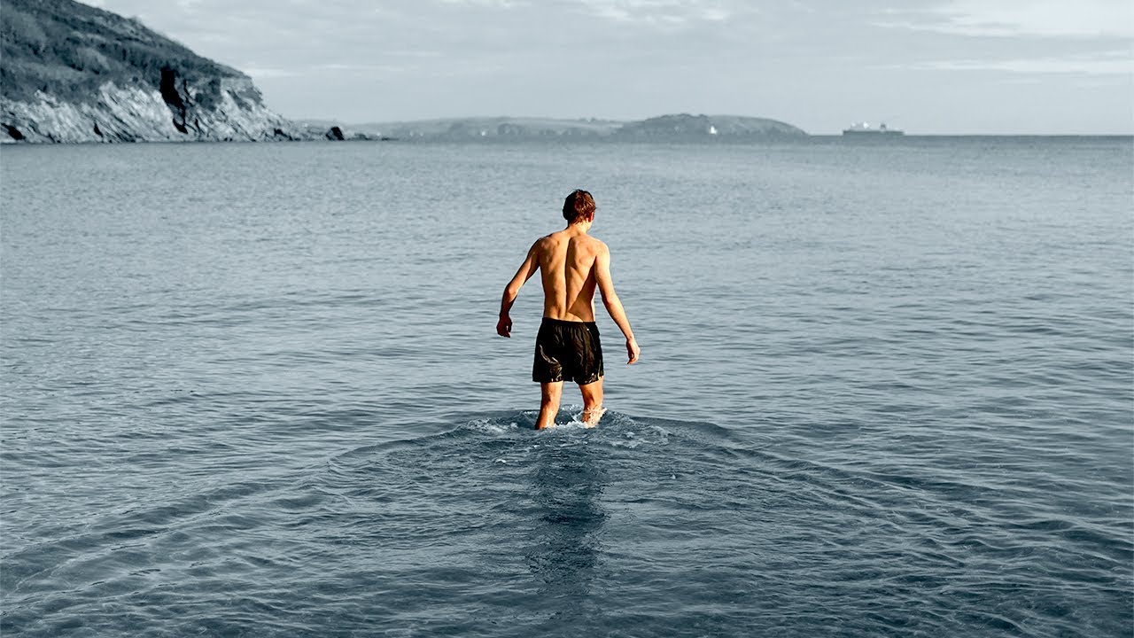 I went winter cold water swimming for the first time