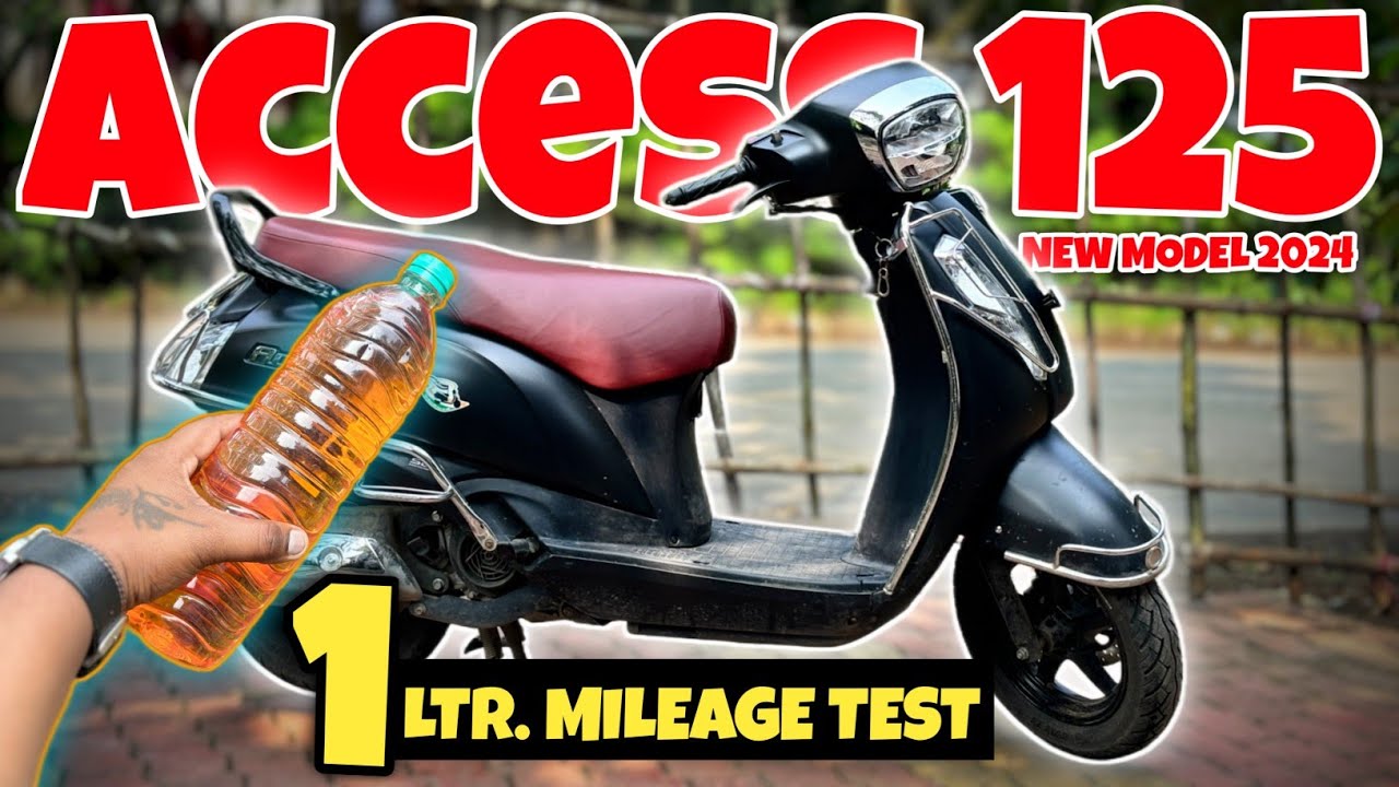access 125 mileage test || access 125 1 Litre Mileage test
