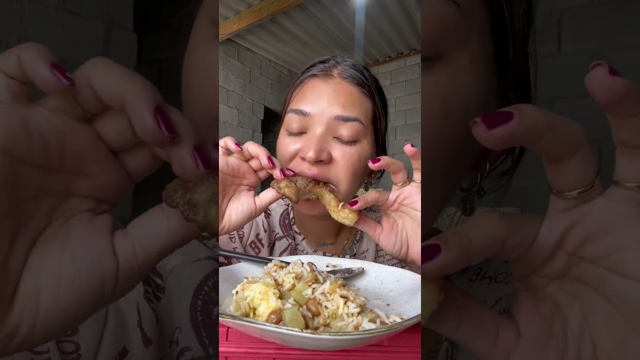 BIFE ARROZ FEIJÃO E PURÊ ALMOÇO DE HOJE 