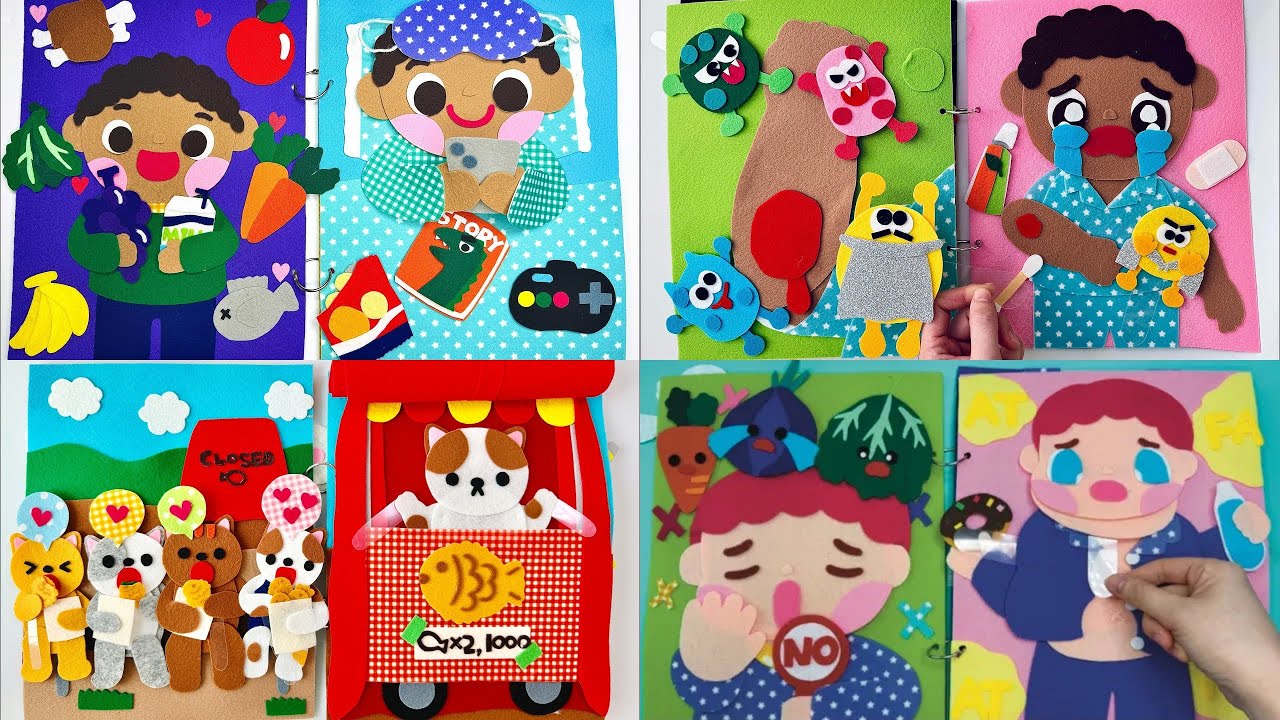2024 펠트북 모음집 1탄 2024 FELTBOOK Collection Part 1:)낮잠시간펠트