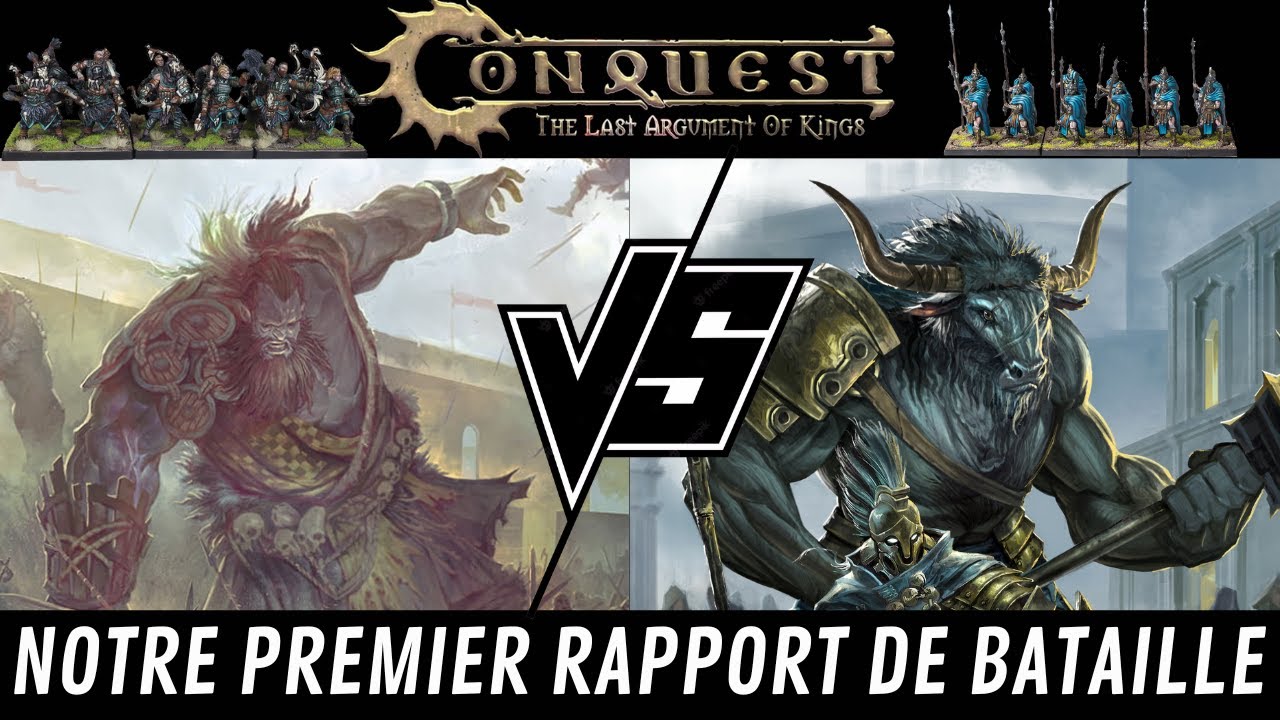 Rapport de bataille CONQUEST : NORDS vs CITY STATES