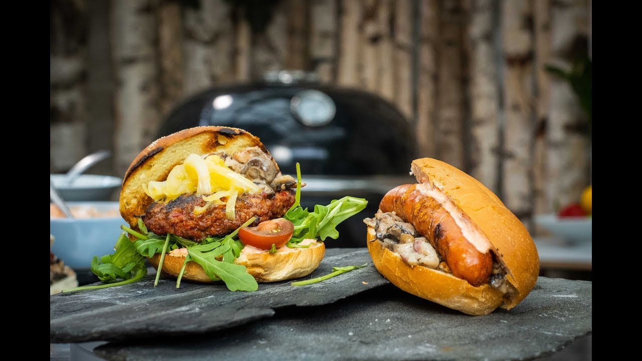 Episode 2 - Grill med Bård - Hamburger og pølse
