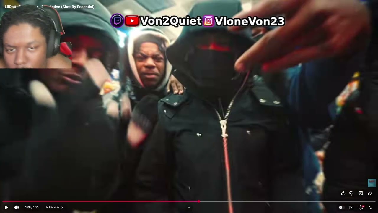 Von2Quiet Reacts to LilDottyFrmBrower - Bzz Active (Shot By Essentixl)