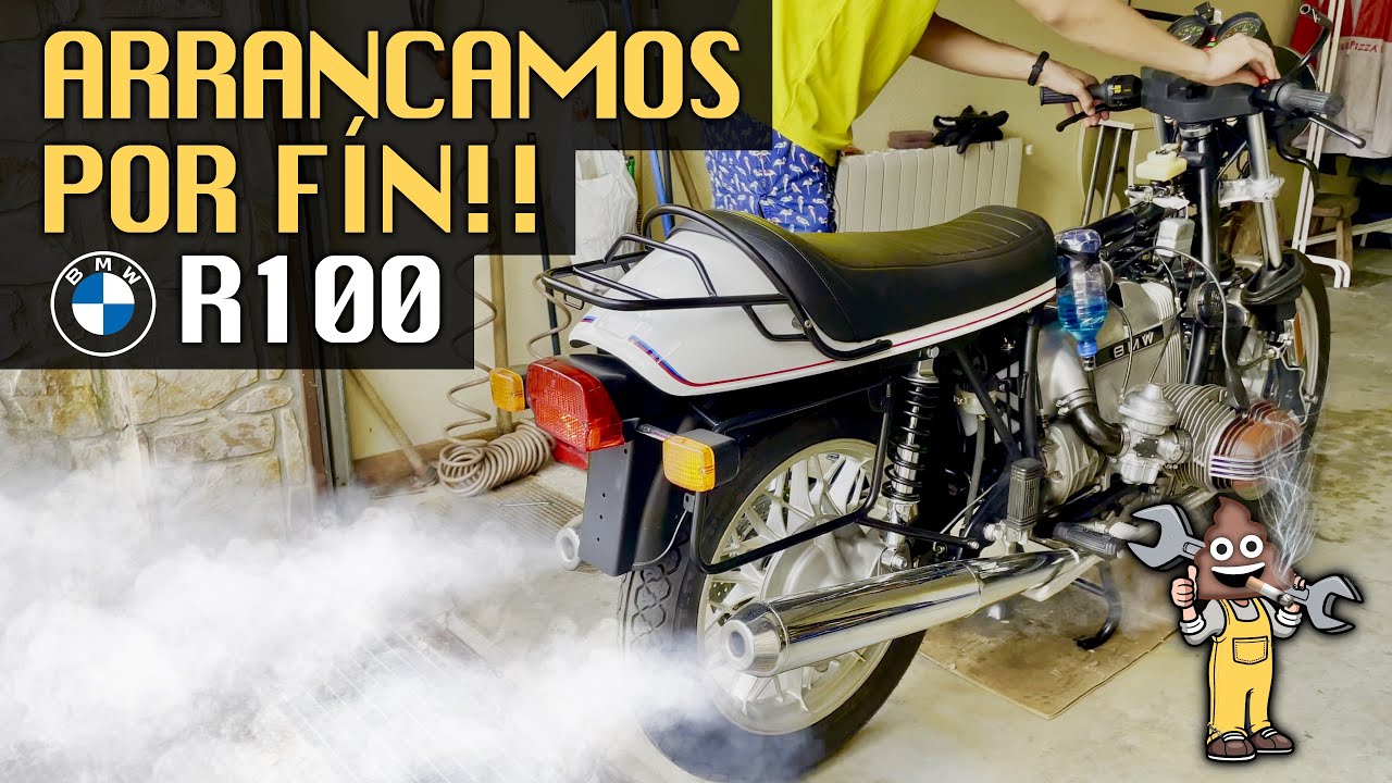 R100 #59 🔥Intentamos arrancarla 2 años después 💨💨 MENUDA HUMAREDA!! 😂 ¿lo conseguiremos? 🤔🤞