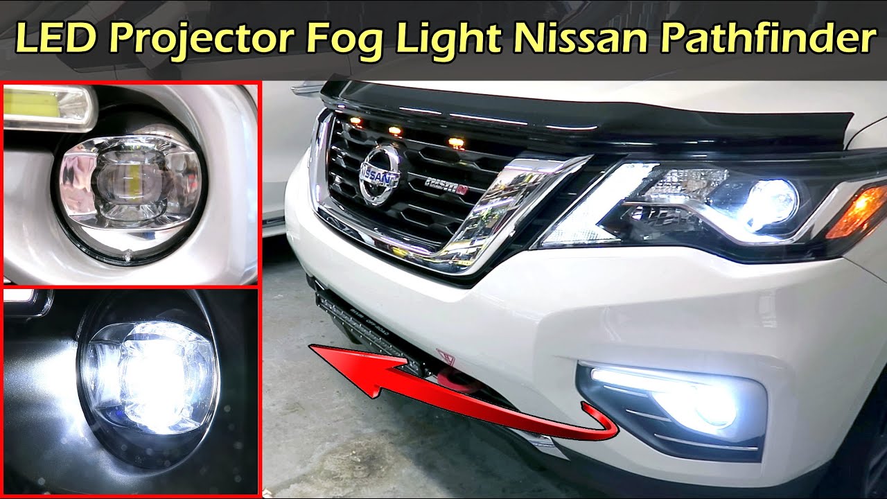 НОВЫЕ светодиодные противотуманные фары для Nissan Pathfinder | 2017-2021