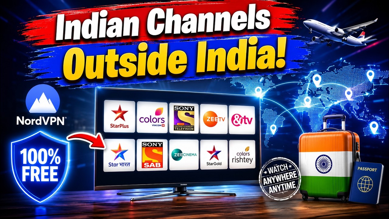 Как смотреть индийские телеканалы за пределами Индии 🇮🇳🌍 | Смотрите индийские телешоу #nordvpn #W...