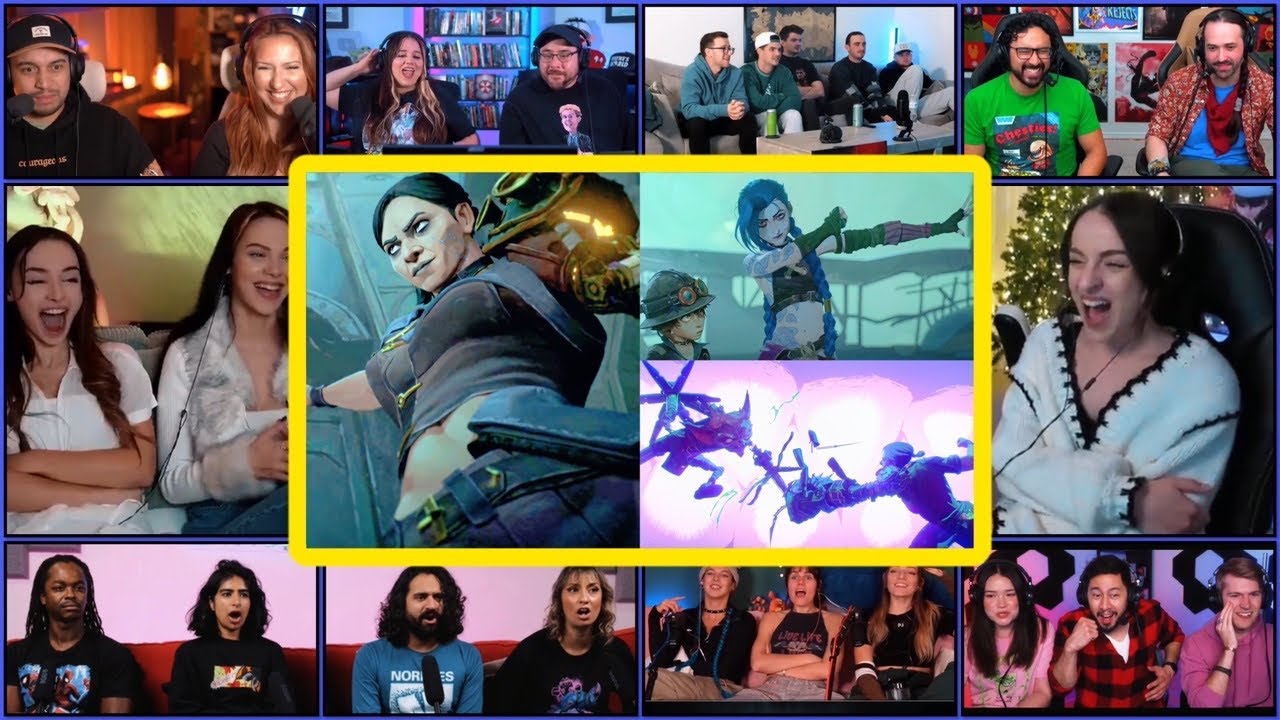YouTubers React To SEVIKA ( & JINX ) VS SMEECH | Arcane S2 Ep2 SEVIKA’s New Arm Reaction Compilation