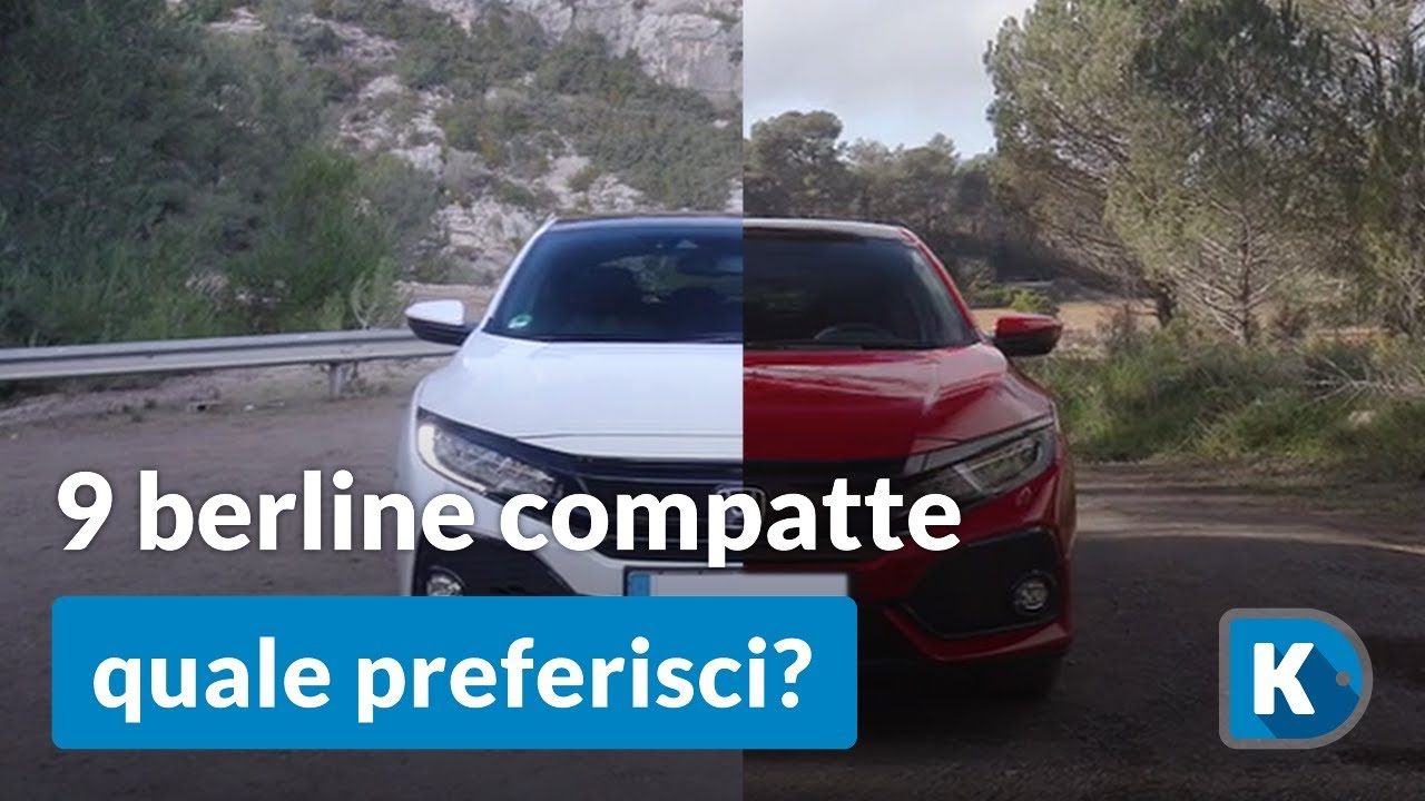 Le 9 berline compatte che vi consiglio