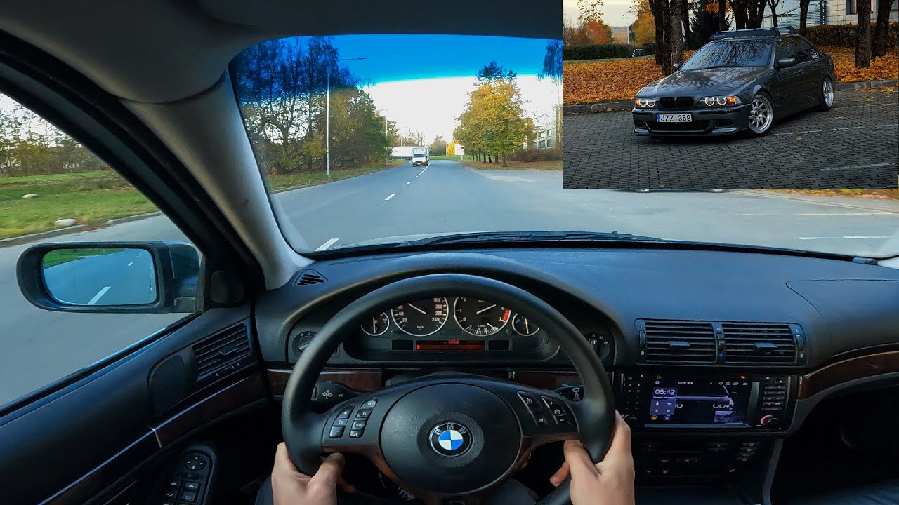 2002 BMW 5 Series E39 520i 170 Hp  POV Test Drive 