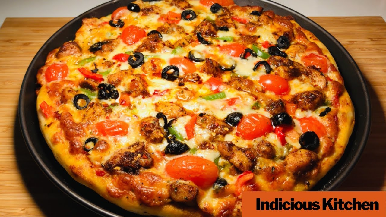 Chicken Pizza Recipe | Pizza | Non-veg Pizza | Indicious Kitchen