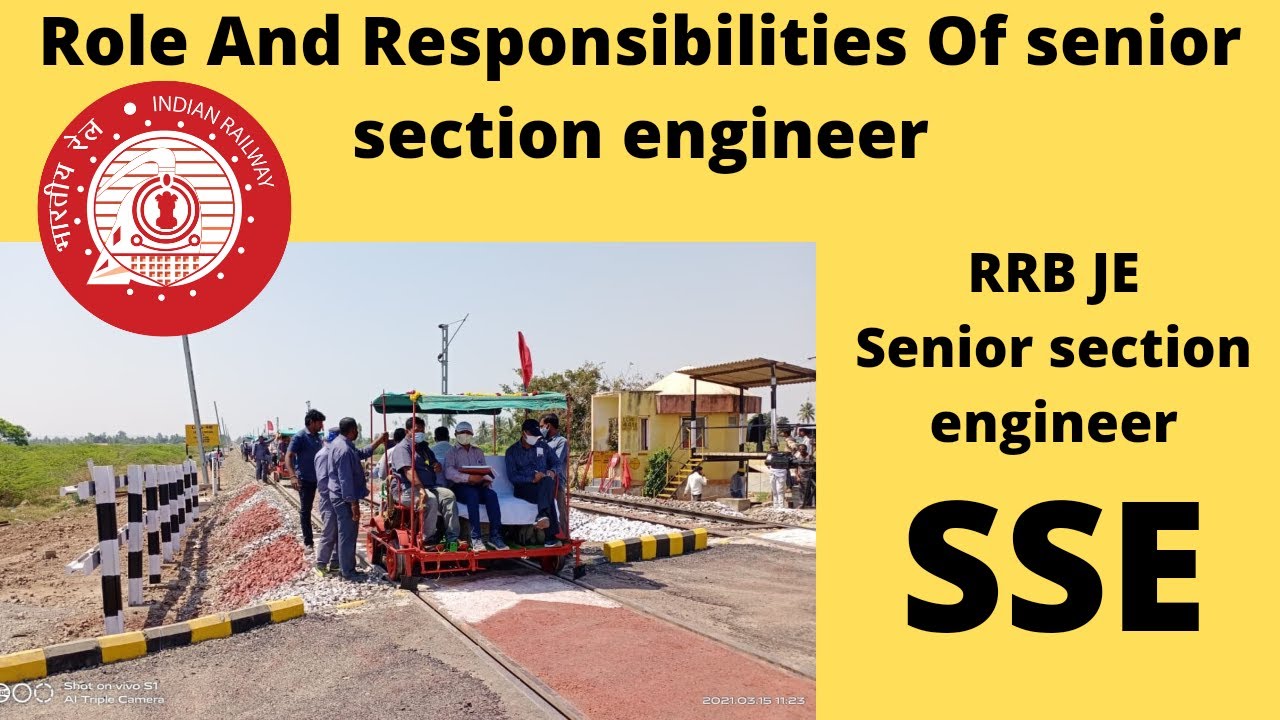 RRB JE सीनियर सेक्शन इंजीनियर का काम क्या क्या होता है? #sse #rrbje