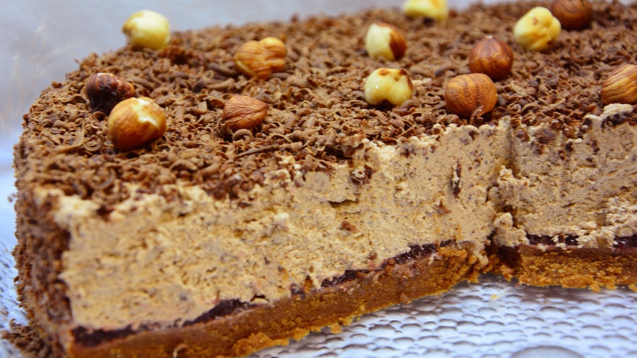 No Bake Chocolate Nougat Cake