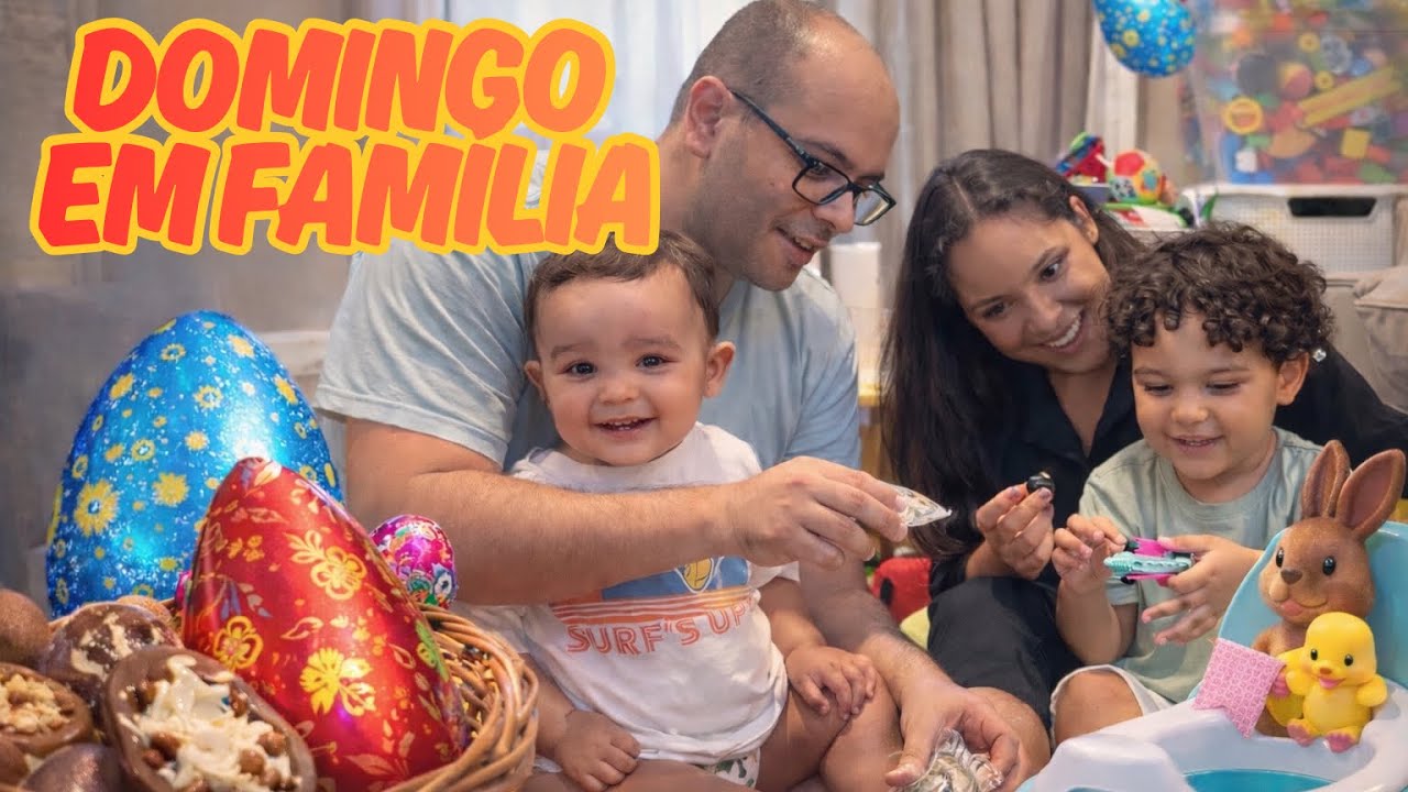 ROTINA DE DOMINGO COM CRIANÇAS + OVOS DE PÁSCOA + DESFRALDE 