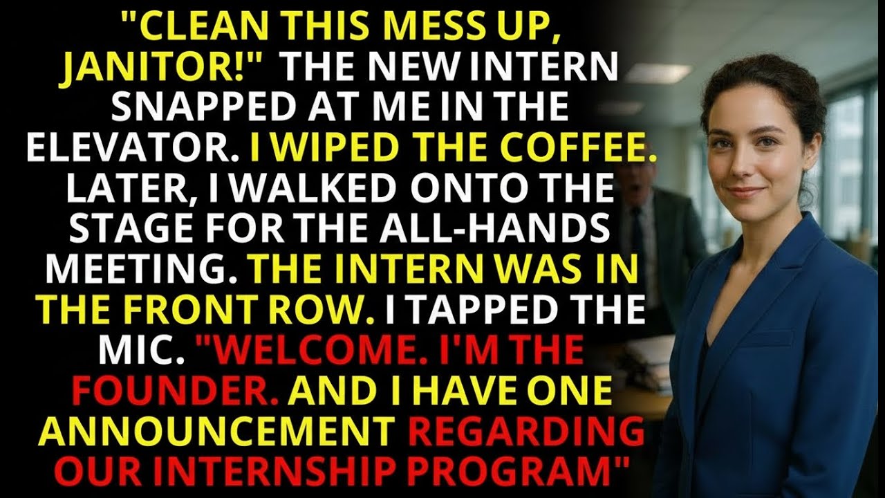 He Thought She Was Just a Janitor | The Founder’s Brutal Corporate Revenge
