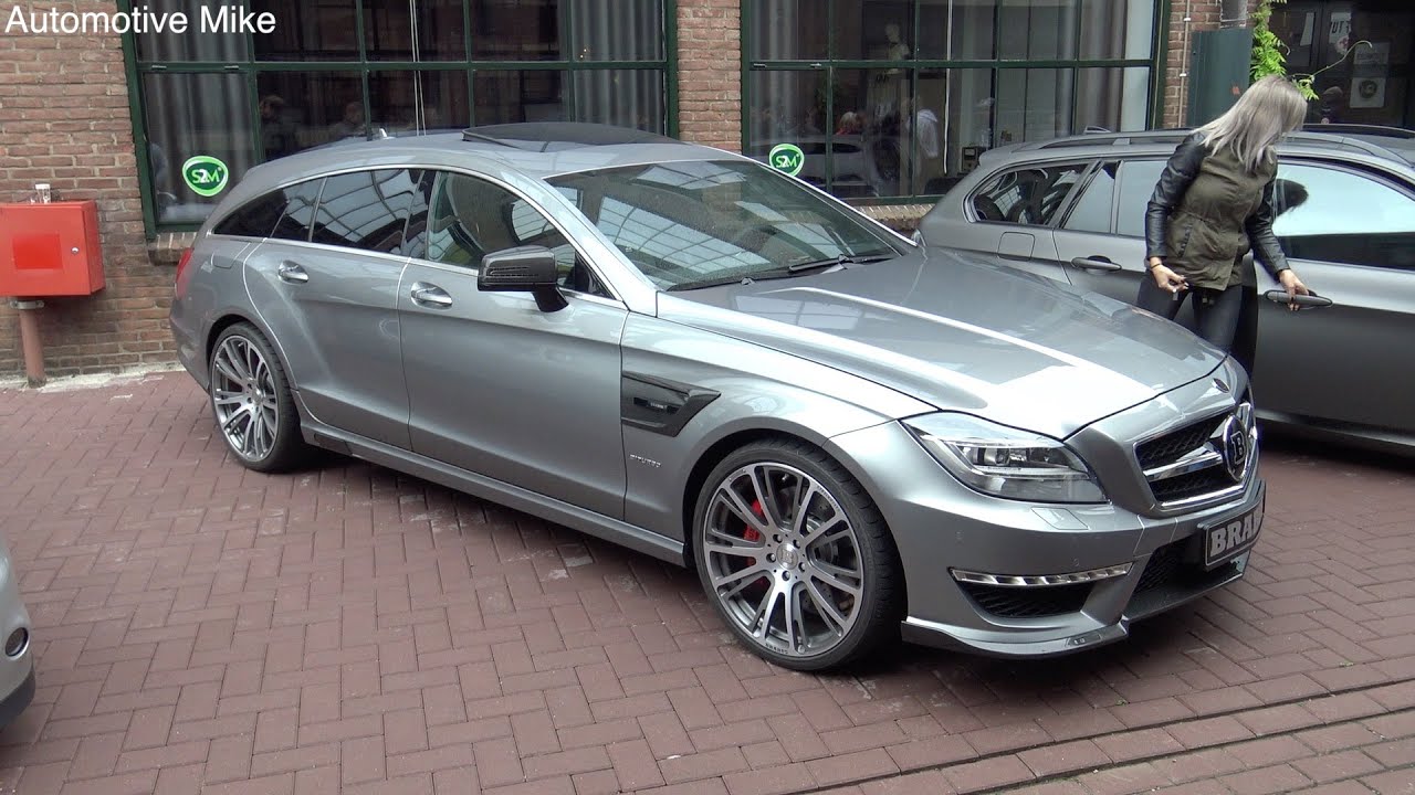 BRABUS 650 6.0 Biturbo CLS Shooting Brake sounds - Cars & Coffee Twente